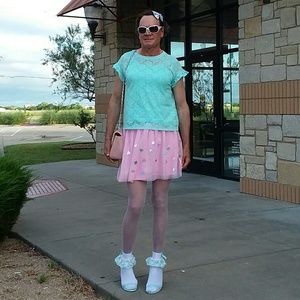 Sequined Tulle Skirt